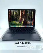 Macbook Pro M4 Pro Chip 24/512 14 Inch Black In Brand New Condition.