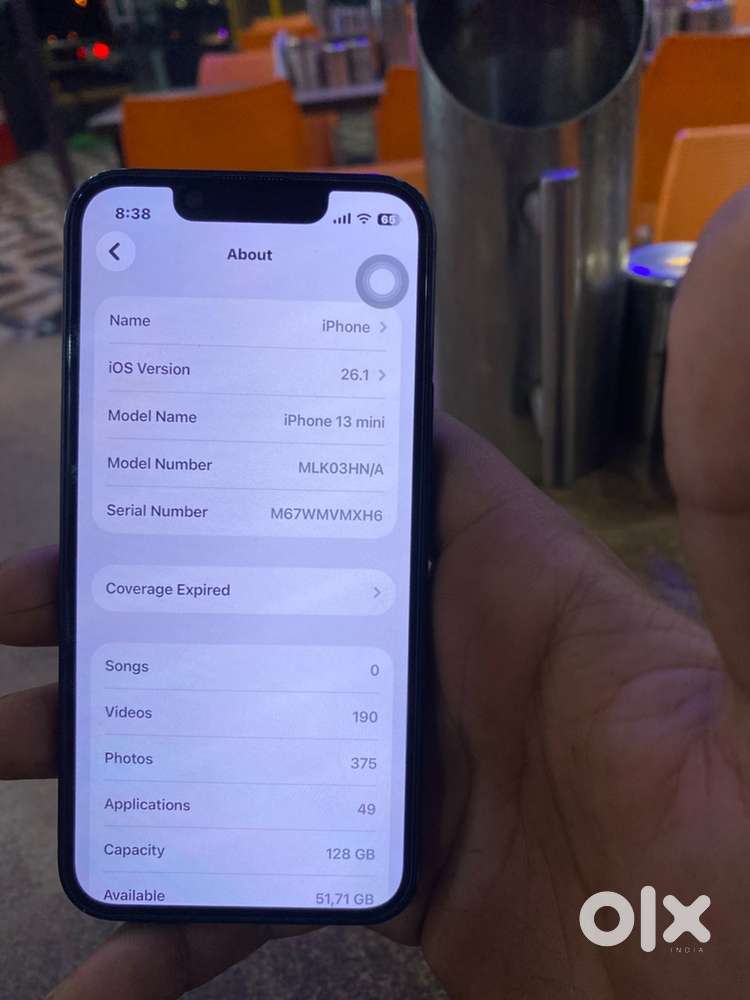 iPhone 13 mini 128GB no open