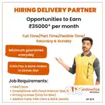 Part time , full time job , delivery job