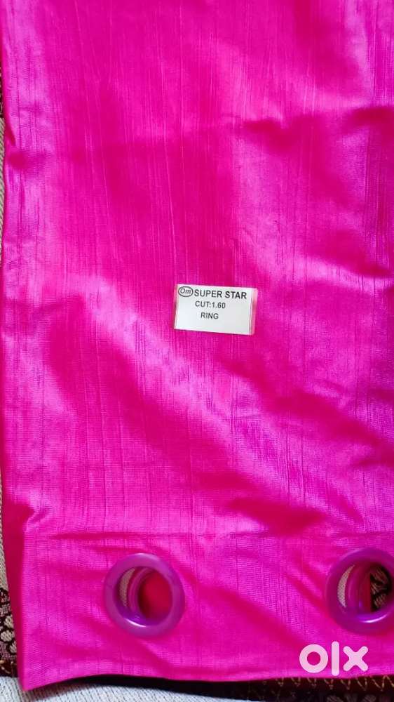 Almost New Pink Window Curtain – Used Only 3 Days