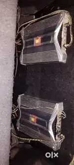 Used 2 JBL 4 Channel Amplifiers, 2 Sony/JBL Sub-Woofers of 1100W Each