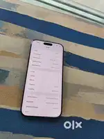 iPhone 16 pro max 512gb Indian 99 battery