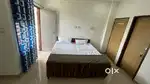 1 rk with balcony fully/sami furnished