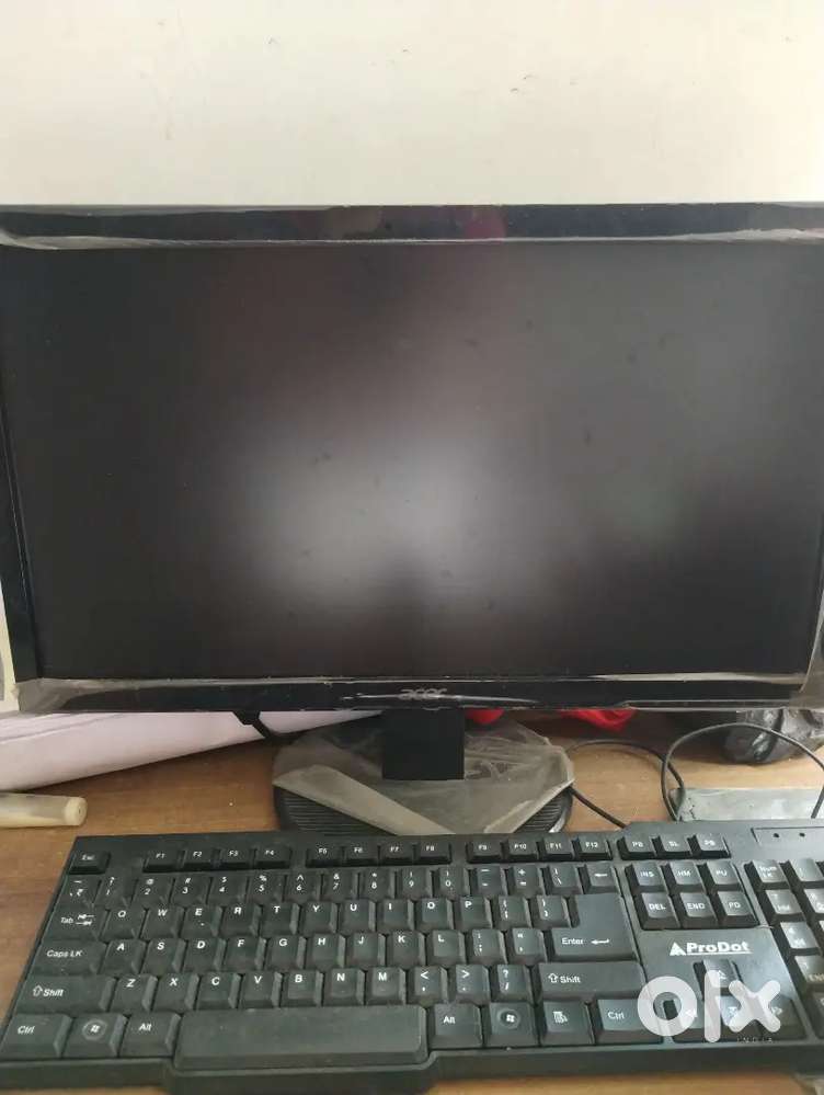 New Desktop with accessories in it like bluetooth and wifi connector.