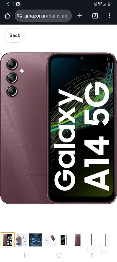 Samsung a14 5g mobile excellent condition