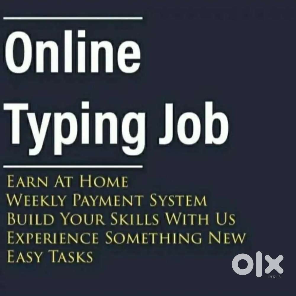Online typing job