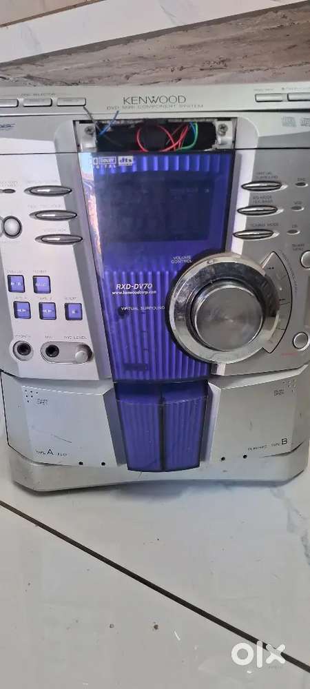 Kenwood dvd mini component system.. Old duak
