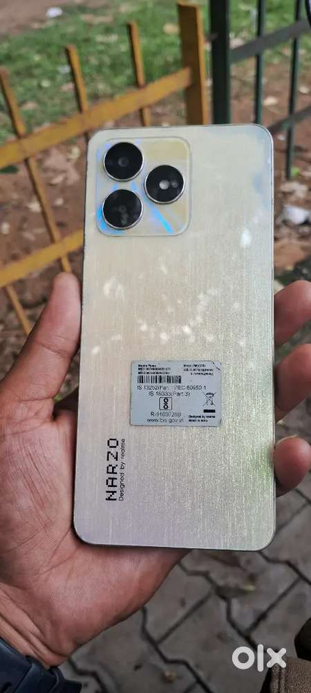 Realme narzo n53 8/128 4g  phone 6 month used phone