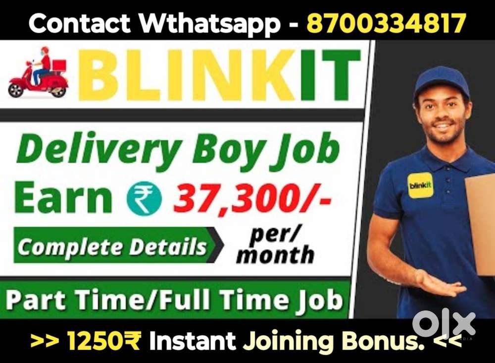 Delivery Boy / Rider – Blinkit / Zepto