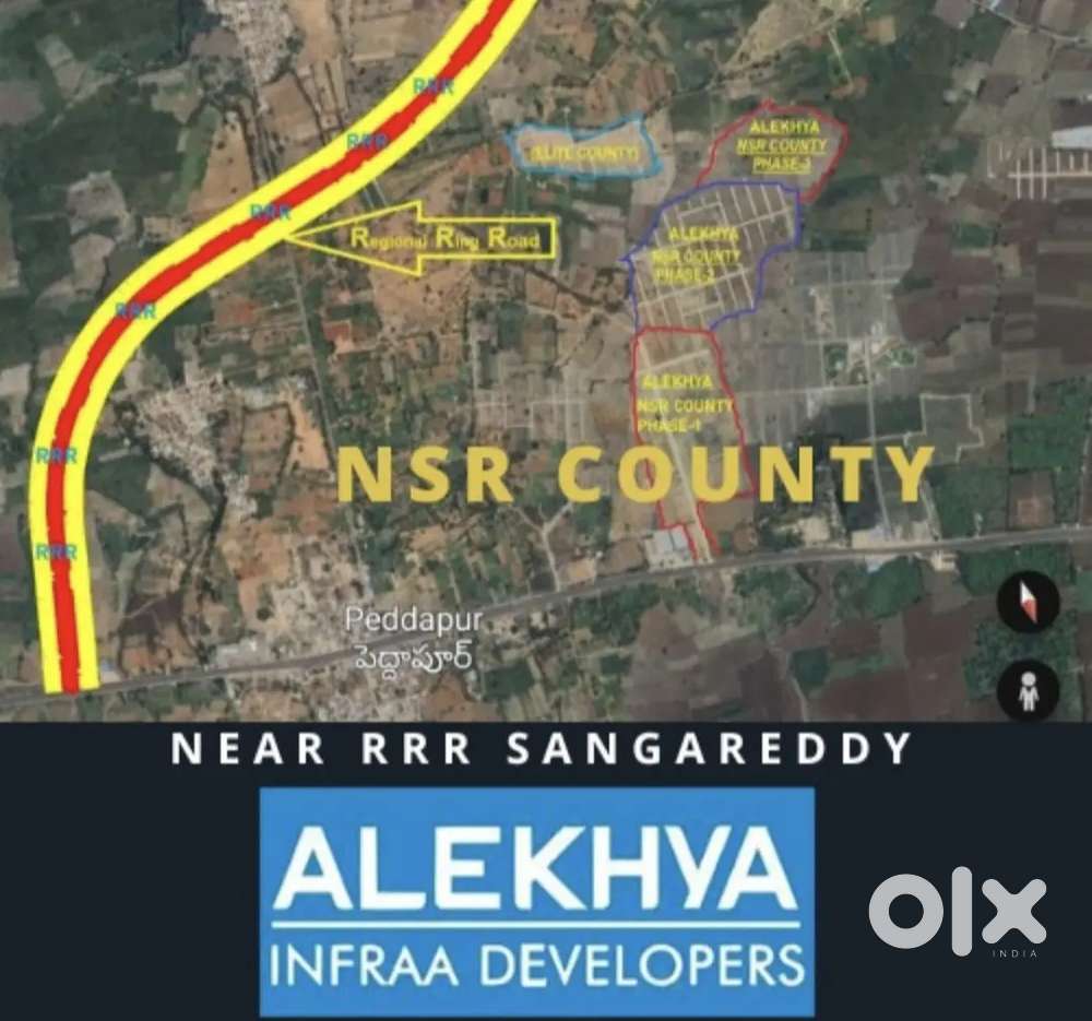 Mumbai Highway facing RRR just 1km DTCP with Rera Approved Plots