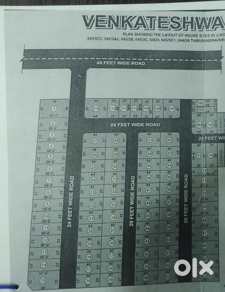 CMDA approved plot near nemilichery
