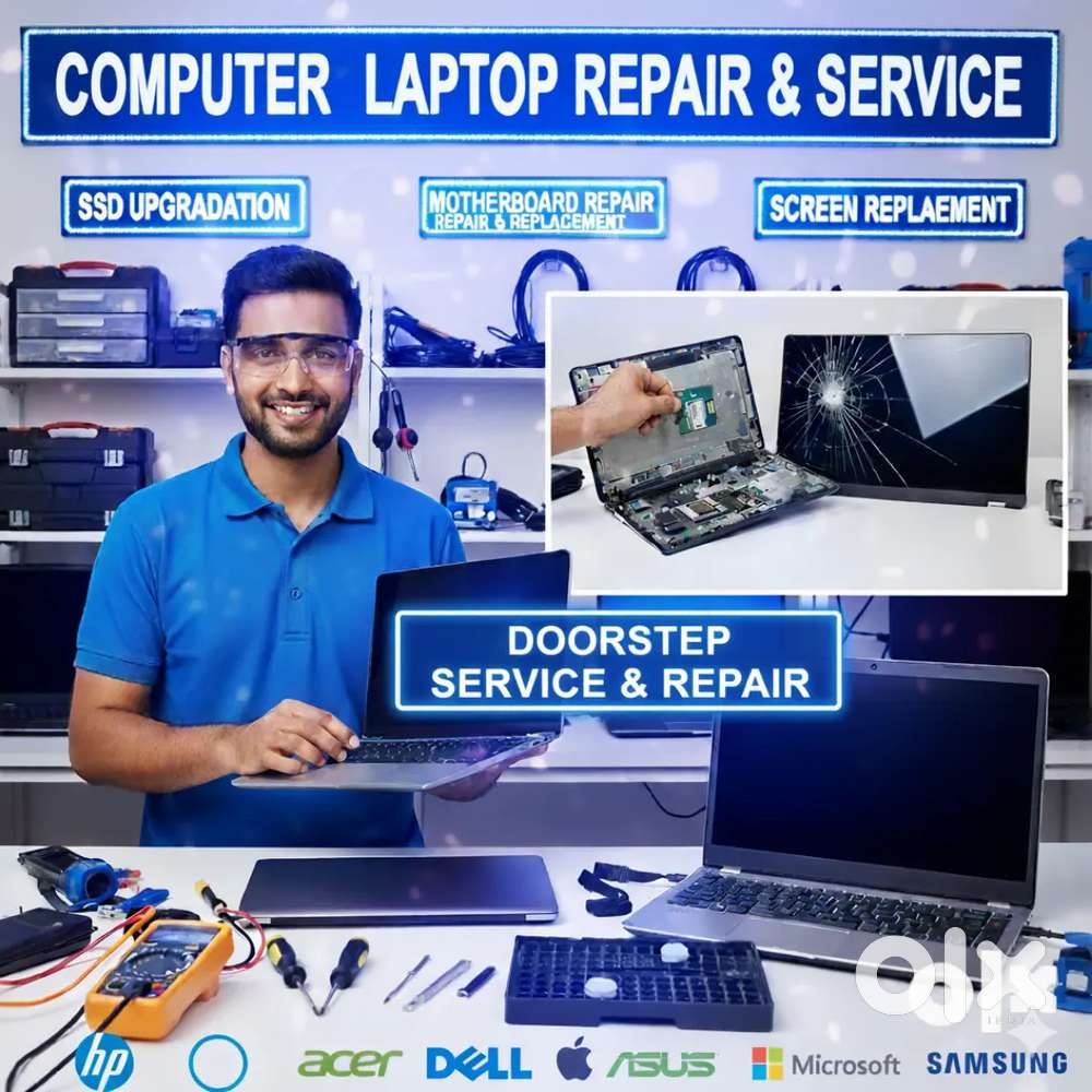 Computer Laptop Repair, Service,ssd upgradation, screen replacement,