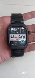 Fossil watches  black  metal belts