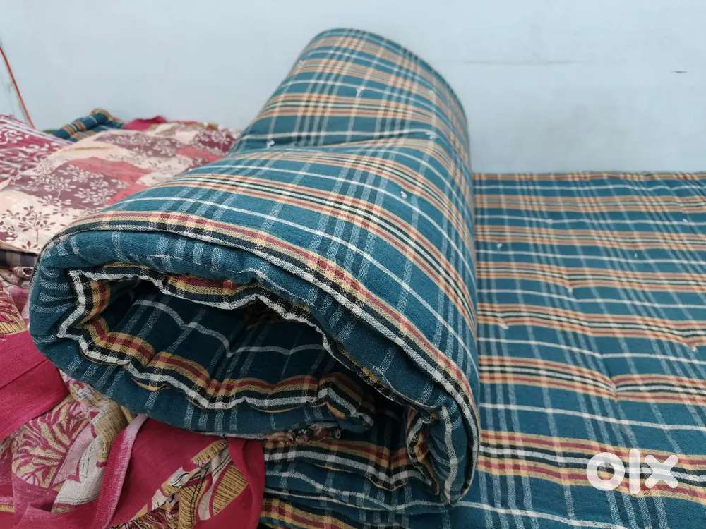 Cotton mattress single bed 3 (200rs each)+ cotton pillows(100rs each)