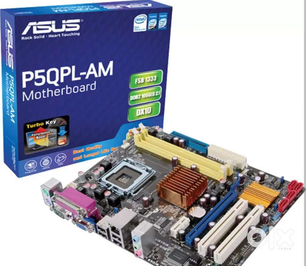 motherboard with processor and ram