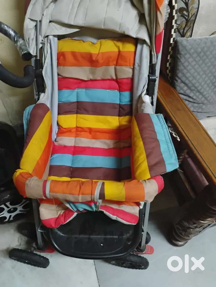 High chair and Stroller