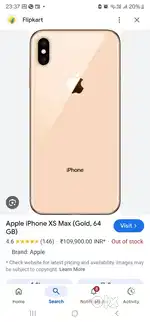 Iphone Xs max 64gb superb condition 14999/-