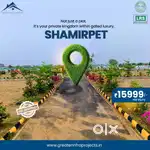 Prime location weekend farm plots for sale at shameerpet