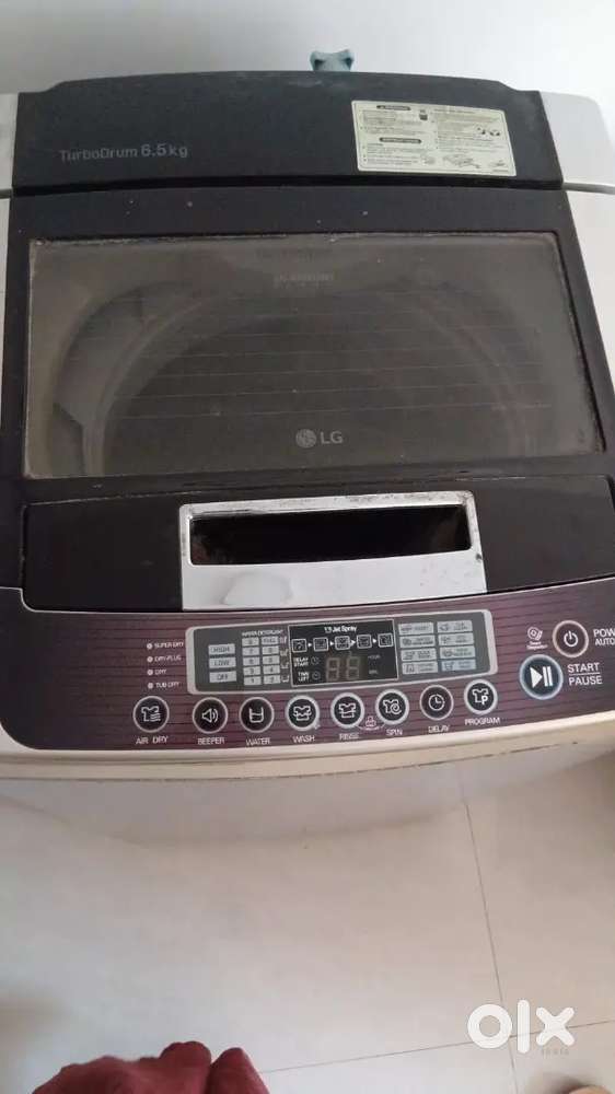LG top load washing machine