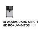 Dr Aquaguard Nrich HD RO+UV+MTDS – Excellent Conditio