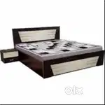 Friday special buy new double bed with box -6500/- ENUIM  jahsnn