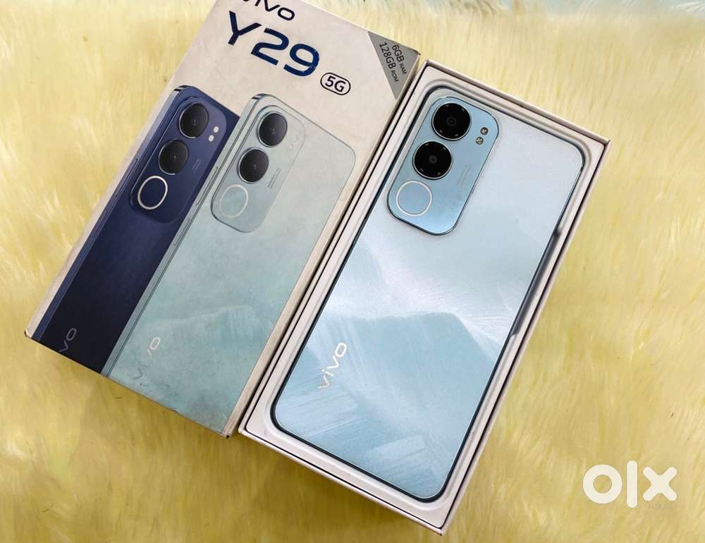 Vivo Y29 6/128 Gb with bill box charger under 4 months warranty