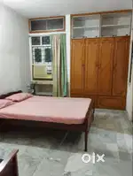 1 Bhk - FULLY FURNISHED - BRIONG ROAD - A/C,FRIDGE,DOUBLE BED ,ALMIRAH