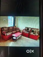 Wooden Sofa set with  center table