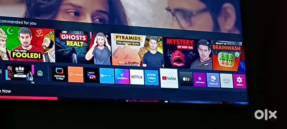 Samsung55inch 4K UHD HDR super  graphics youtube tv