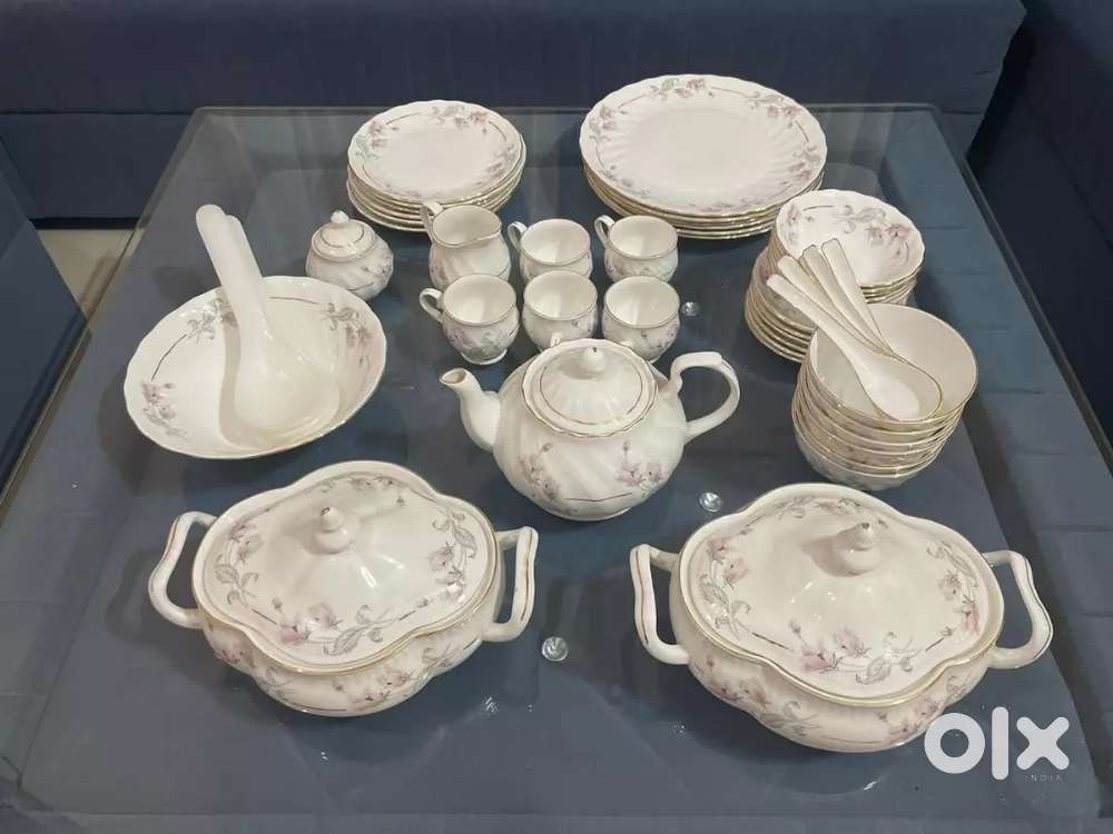 Branded Glass Crockery Full Set For Kitchen ( Brand New )