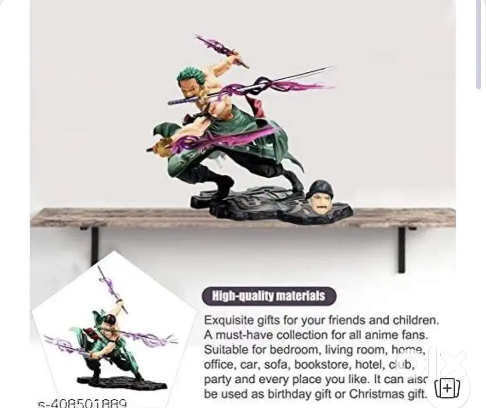 Anime action figure Ronaro zoro