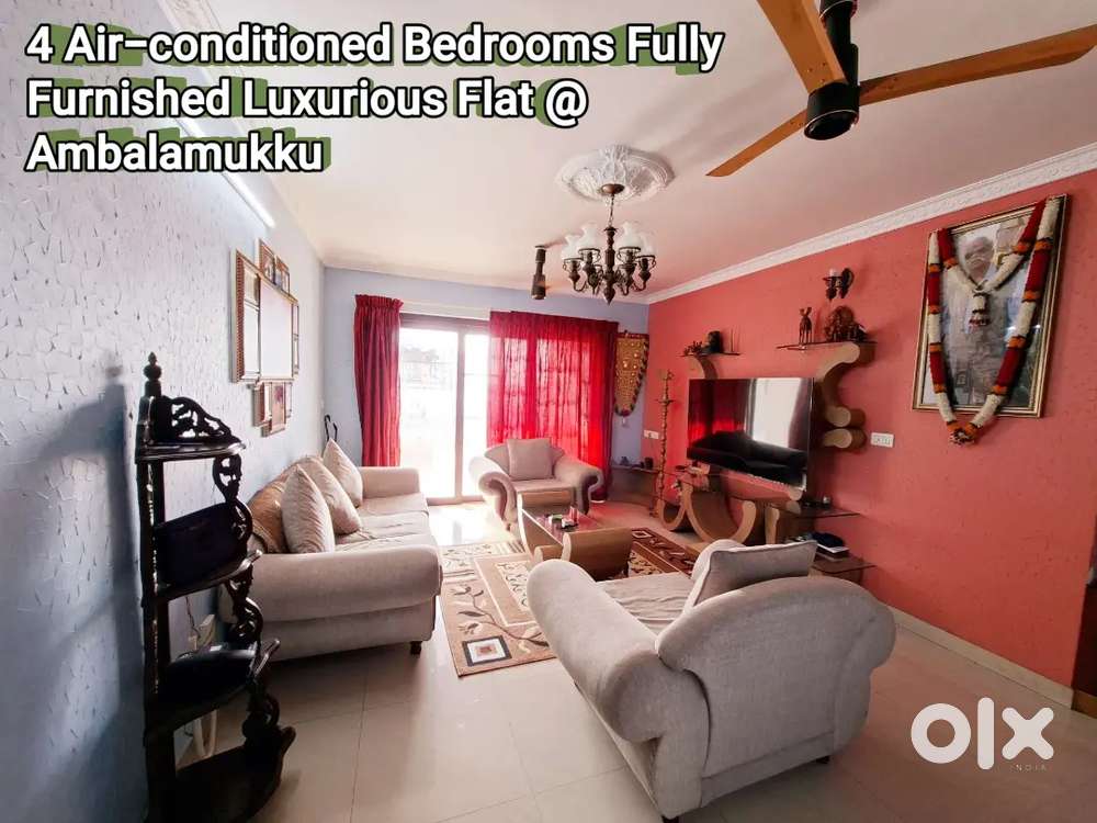 4BHK Flat Suitable For (Company Guest House) At Ambalamukku, Kowdiar