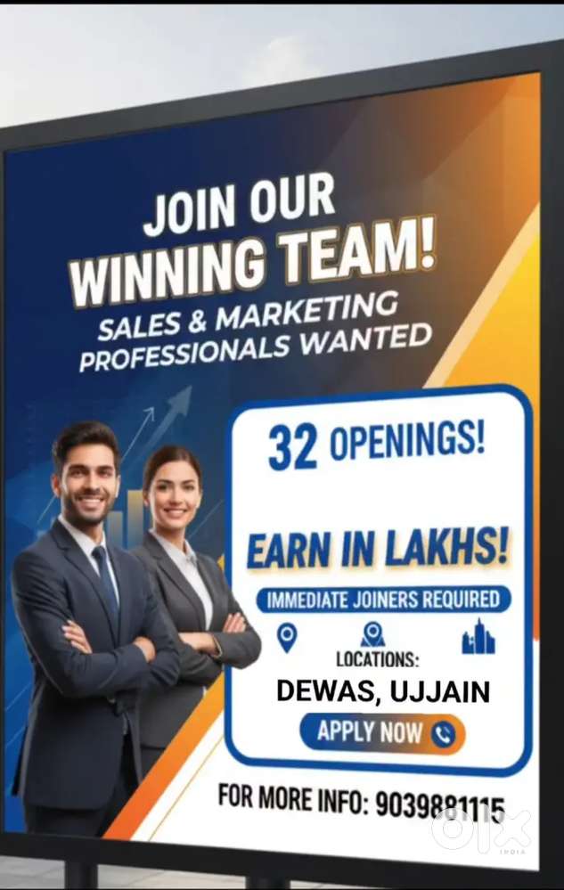 Requirement for sales person Boy' & Girls