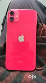 Iphone 11 4/64 colour red original charger battery 88%
