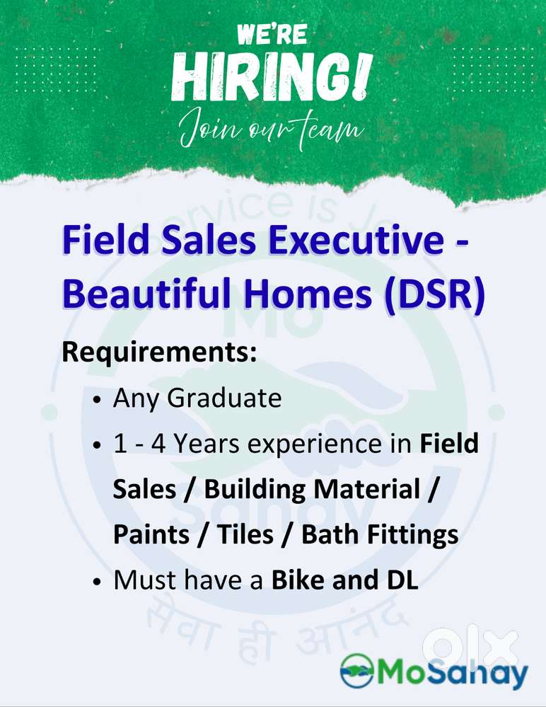 Field Sales Executive – Beautiful Homes (Home Interiors)
