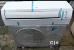 1.5 tone Daikin split ac new condition 10 feet copper pipe with
