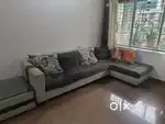 Grey Sofa Set with center table and smaller seats