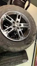 THAR alloys and Tyres