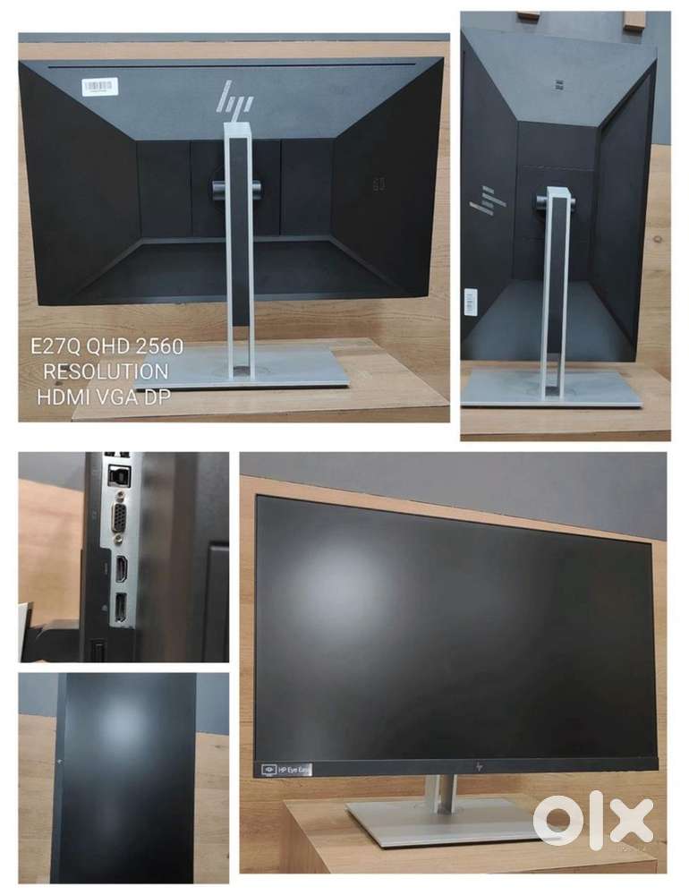 Corporate lightly Used Hp 27 inches IPS monitor Sales 10nos Available