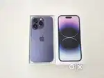 iPhone 14 Pro Deep Purple Color Excellent Condition 128GB Storage