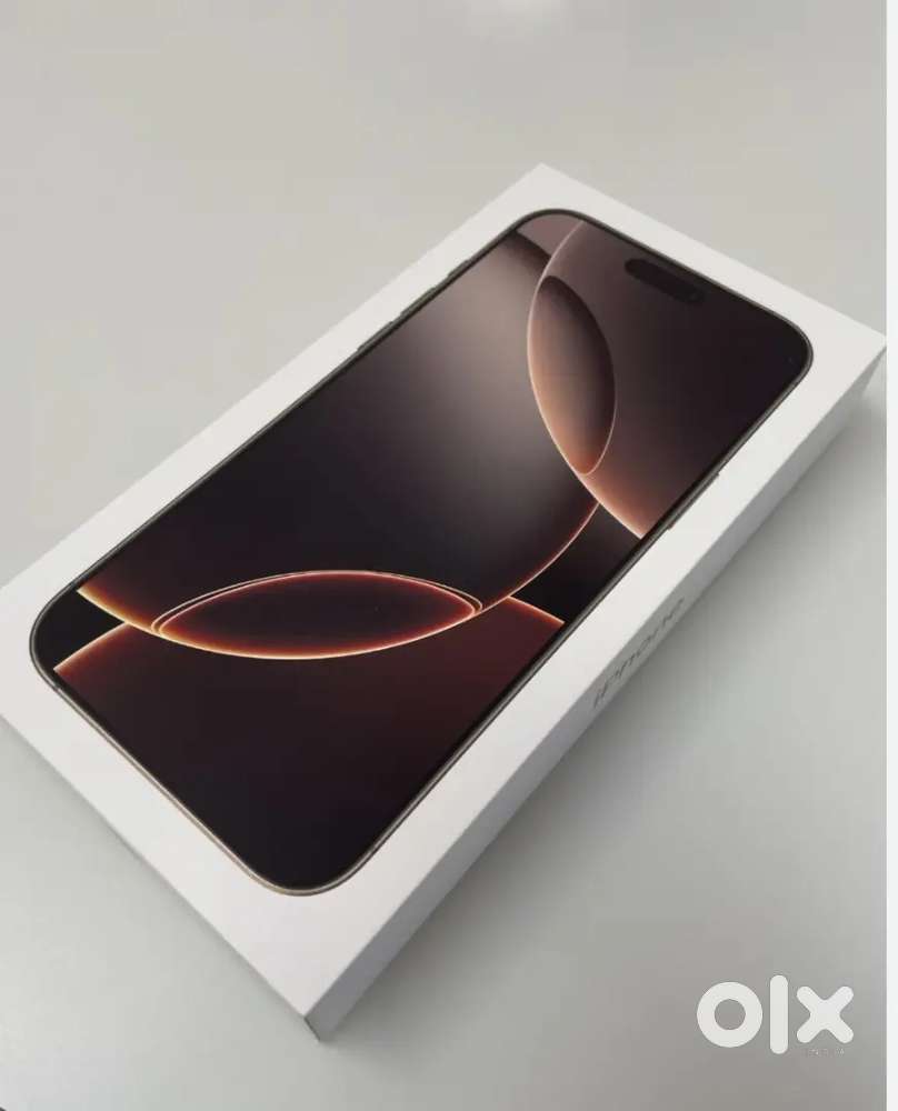 Iphone 16 pro max desert titanium box pack available