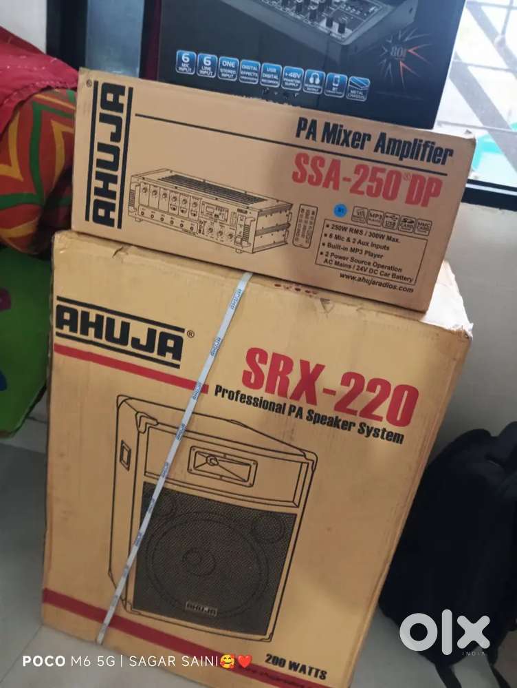 Speaker,Amplifier & Mixture Mic(Ahuja)–Working Condition  Clear Sound