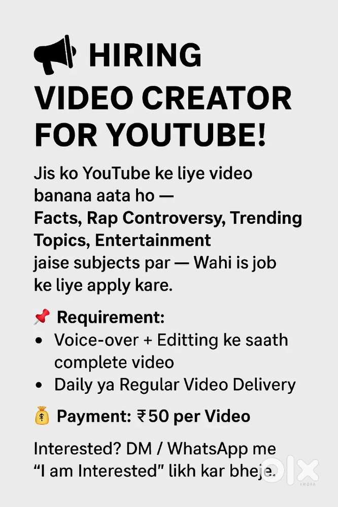 Youtube Video Crater