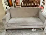 Sofa set 3 + 2 seater & rosewood cntre table
