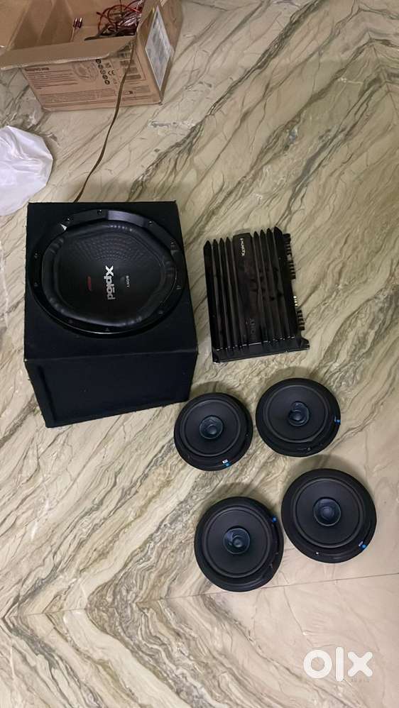 Sony speaker and 4 amplifier
