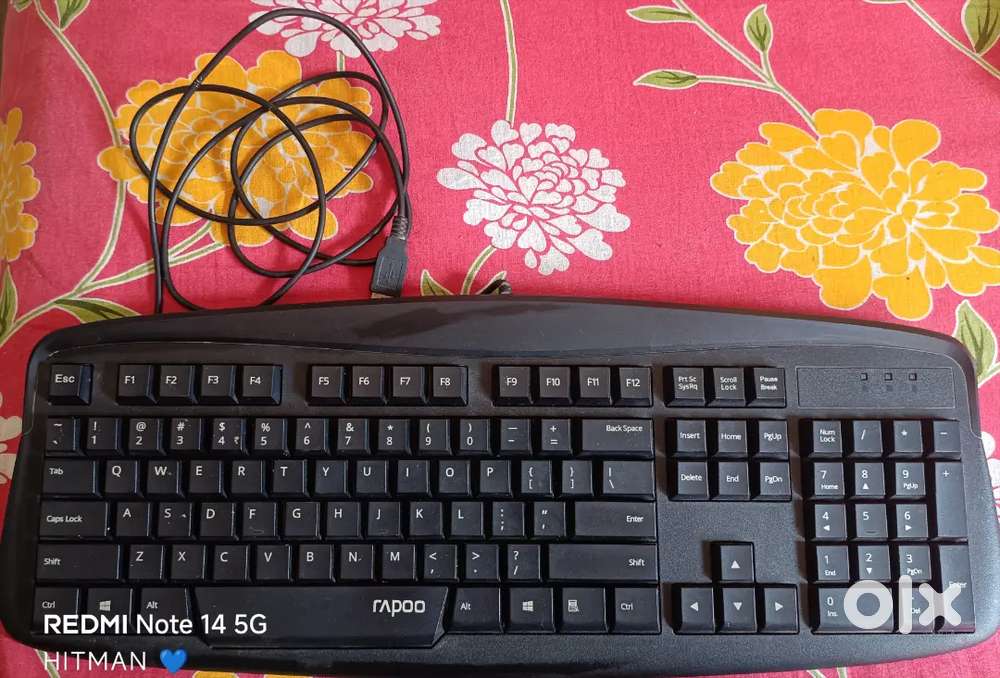 Rapoo N2500 USB wire keyboard with very good condition and minimal use