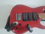 Grason Electric Guitar with amplifier and Stylish wall mount stand