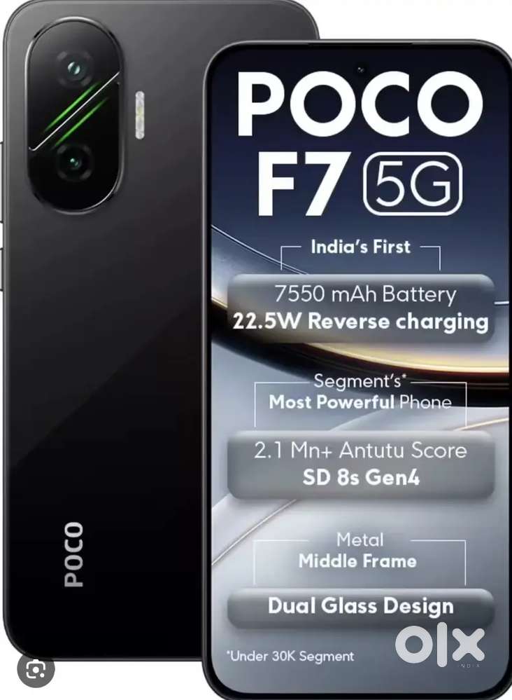 POCO F7 5G 12GB RAM 512 GB MEMORY