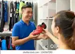 Shoes showroom sales man job