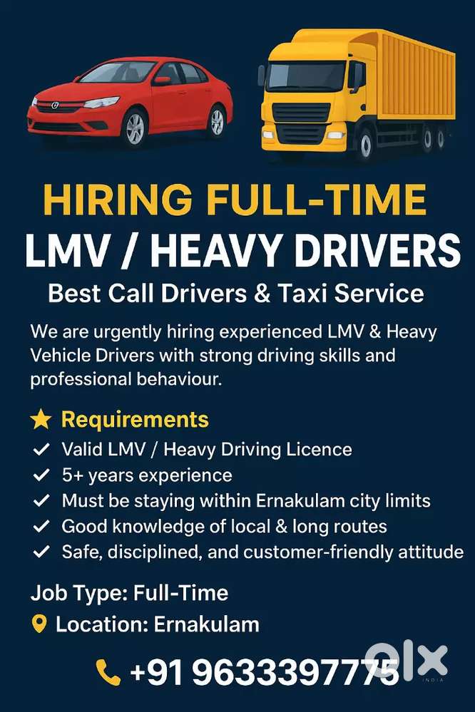WANTED DRIVERS LMV/HEAVY